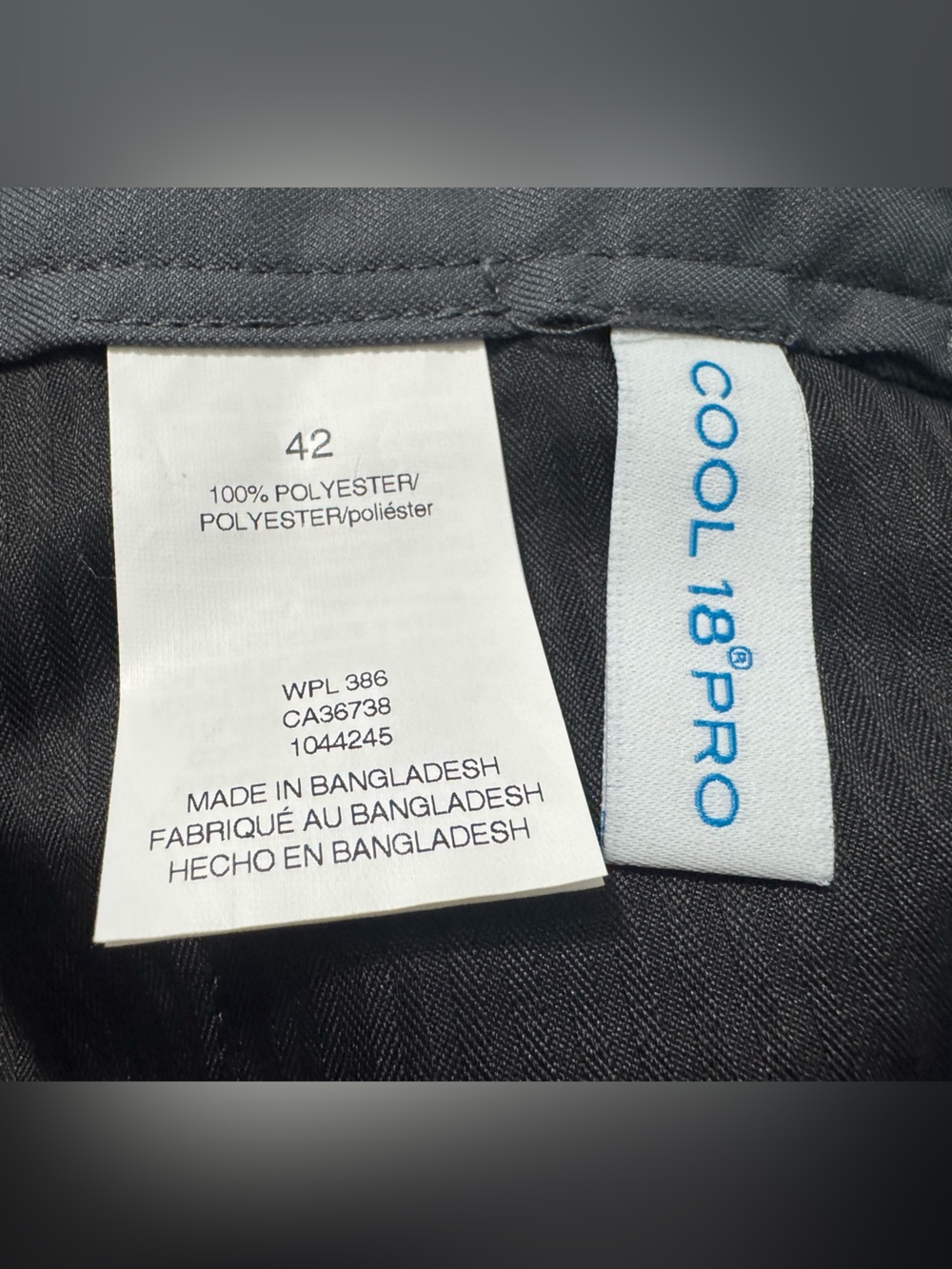 Haggar Men’s Cool 18 Pro Gray Golf Short Size 42 - Picture 5 of 6